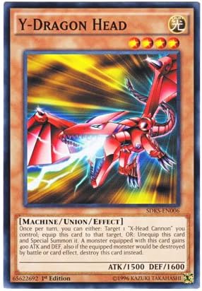 Amazon 遊戯王 英語版 Sdks En006 Y Dragon Head Y ドラゴン ヘッド ノーマル 1st Edition トレカ 通販