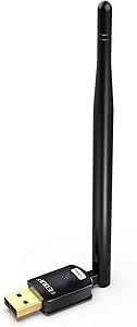 EDUP USB WiFi Adapter for PC, Wireless Network Adapter for Desktop- Dongle High Gain 6dBi Antenna Support Desktop Laptop Compatible with Windows 10/8/7/XP/VISTA, MAC 10.6- 10.11