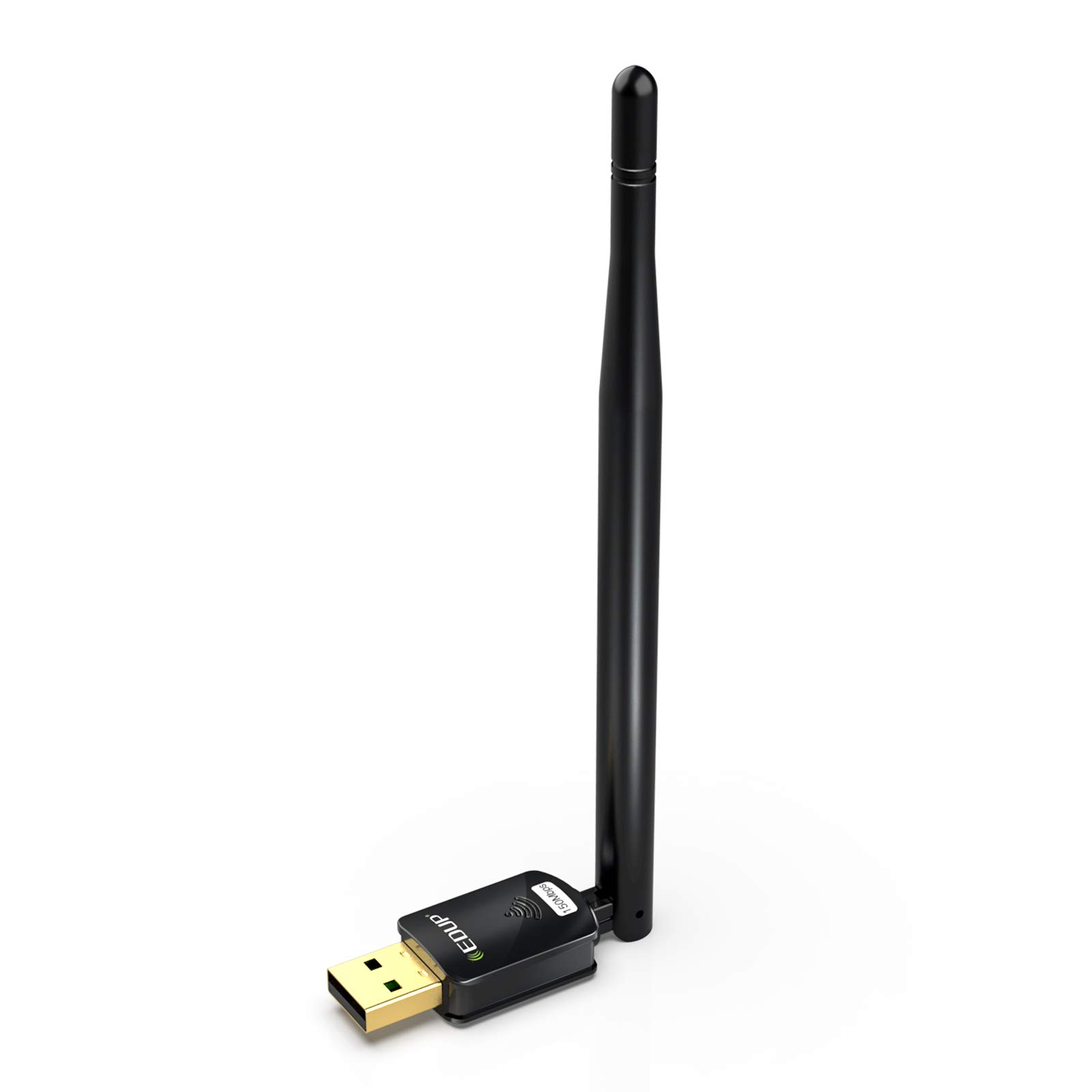EDUP 150Mbps WiFi Dongle for PC, USB 2.4GHz WiFi Adapter High Gain 6dBi Antenna for PC Desktop Laptop, Compatible with Windows 11/10/8/7/XP/VISTA, MAC 10.6-10.11