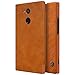 Sony Xperia XA2 Ultra Case,Mangix Flip PU Leather Wallet Smart Sleep Wake Protection Shell Case with Card Slot for Sony Xperia XA2 Ultra (Brown)