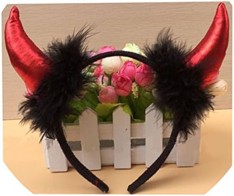 Lucky God Baby Girls Red Bull Handbands Hairbands Accessory (Red-c)