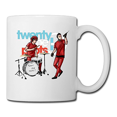 Cool Twenty One Pilots Cartoon Design Ceramic Coffee Mug, Tea Cup |
Best Gift For Men, Women And Kids - 13.5 Oz, White