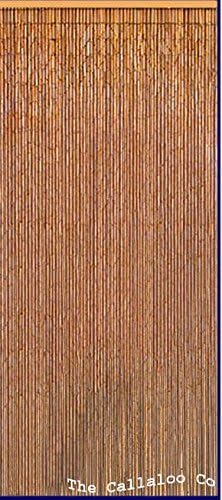 cortina de cuentas de bambu natural