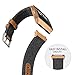 SKYLET Bands for Fitbit Ionic, Canvas Fabric with Genuine Leather Straps with Metal Clasp for Fitbit Ionic Smart Watch (Smart Watch Not Included)