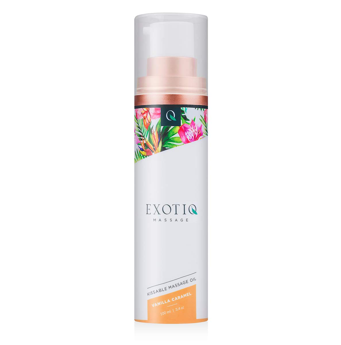 Exotiq Kissable Massage Oil - Vanilla Caramel, 100ml