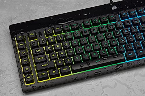 Corsair K55 Rgb Pro Membrane Wired Gaming Keyboard – Ip42 Dust And Spill-Resistant – 6 Macro Keys With Elgato Integration – Icue Compatible – Qwerty Uk – Pc, Mac, Xbox – Black - View 12