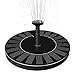 LATITOP Upgraded 1.5W Solar Fountain Water Pump with Battery Backup, Free Standing, Submersible, for Bird Bath, Garden, Back Yard and Small Pond.