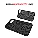 iPhone 7 case, MoboZx [Premium Texture] [Tempered Glass Screen Protector Included] Dual-Layer Slim Protective Anti-Slippery Scratch-Resistant Shockproof Bumper for Apple iPhone 7 (2016) (Black)