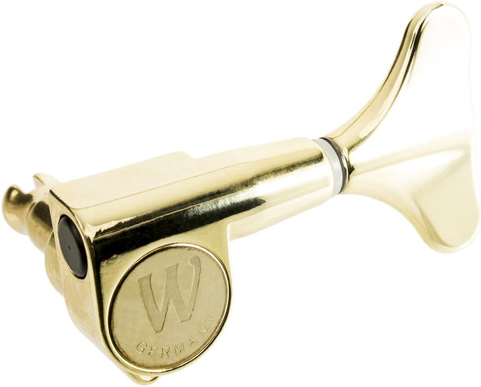 Warwick Replacement Bass Guitar Tuner, Gold, Bass Side