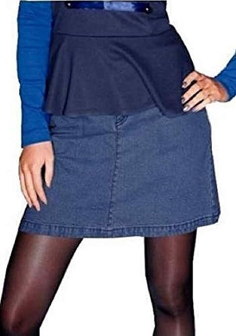Chillytime Jeansrock Rock Blue Stone