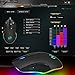RONSHIN Gaming Mouse, HXSJ S500 Gaming Mouse USB Wired Mouse 6 Buttons 200-4800DPI Optical USB Wired Desktop Mouse RGB Backlit Computers Accessories,Componentsthumb 4