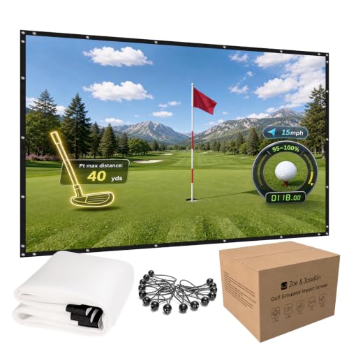 Joe & JoseRin Golf Simulator Impact Screen