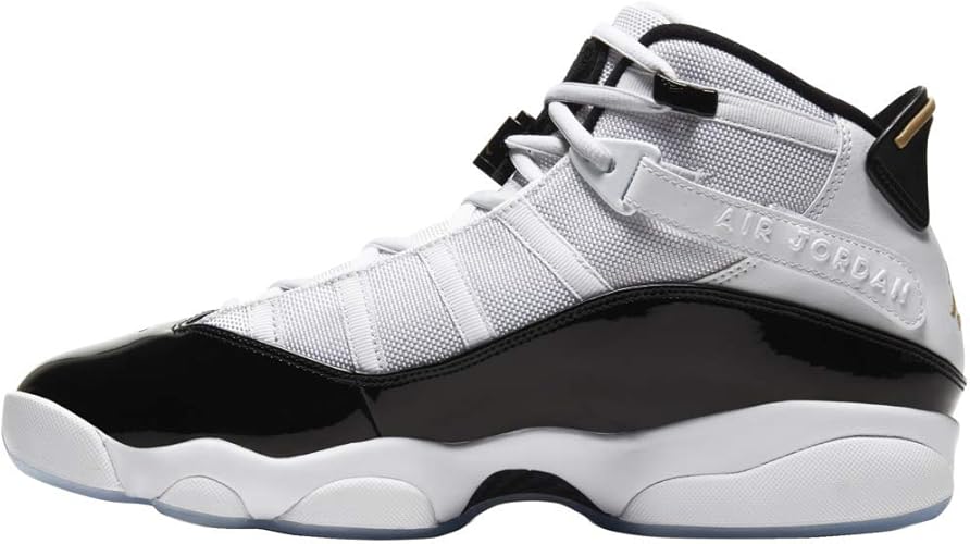 jordan gold white and black