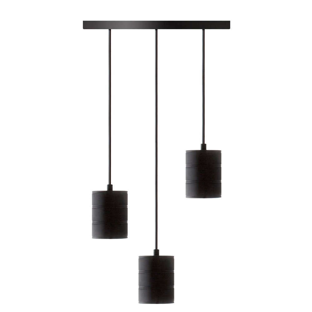 CALEX Giant E40 3 Point Multi Cable Kit - 400mm Diameter - Black