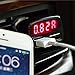 Efanr® Universal 4in1 3.1A Dual 2 USB Ports Rapid Quick Car Charger - Digital Displays Voltage, Amps and Internal Temperature for iPhone Samsung Most Android Smartphones, Tablets & Other Devices