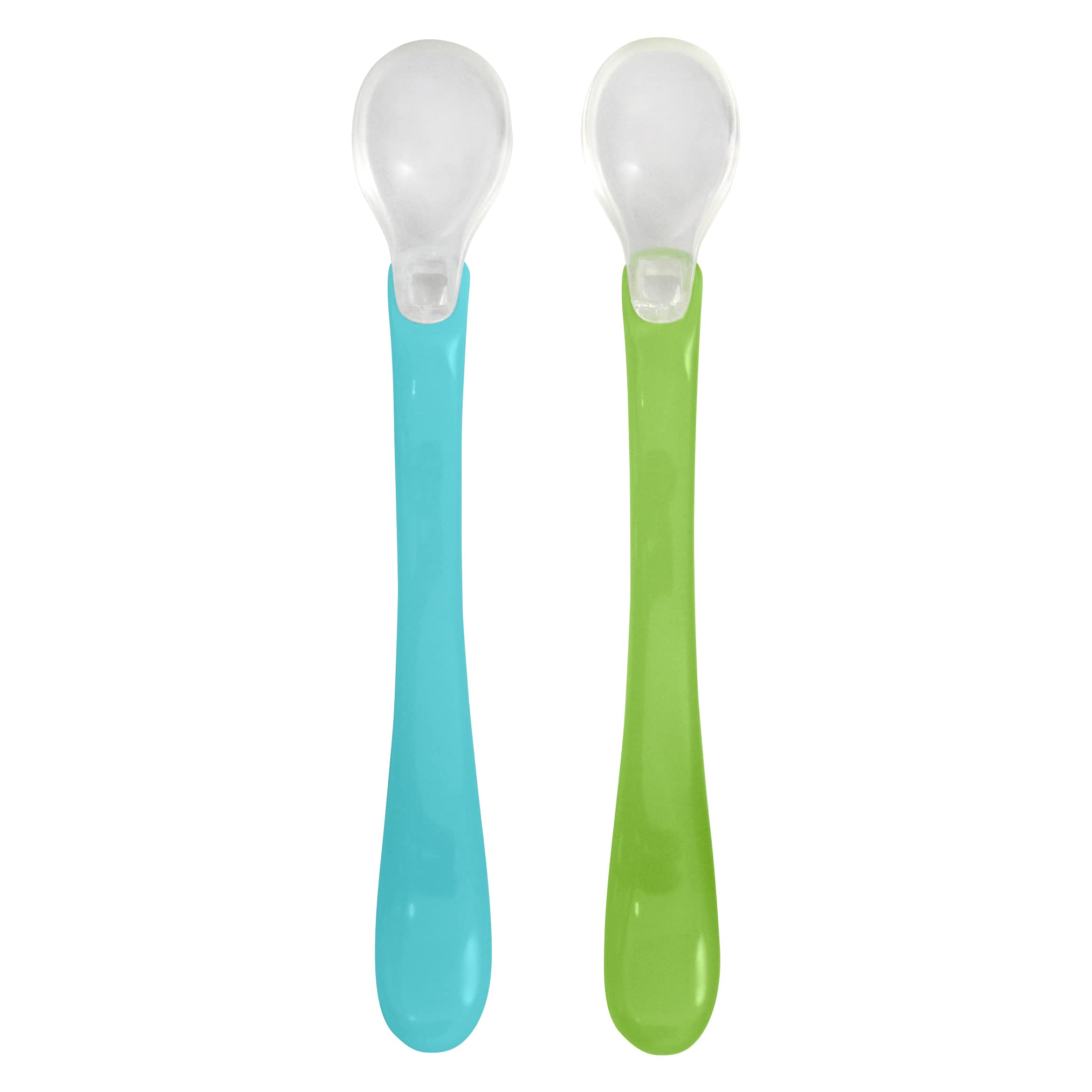 Green Sprouts Feeding Spoons (6 to 12 Months, Aqua, Pack of 2)