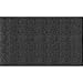 Apache Mills Rib Commercial Carpeted Indoor and Outdoor Floor Mat, Pepper, 3-feet by 5-Feet