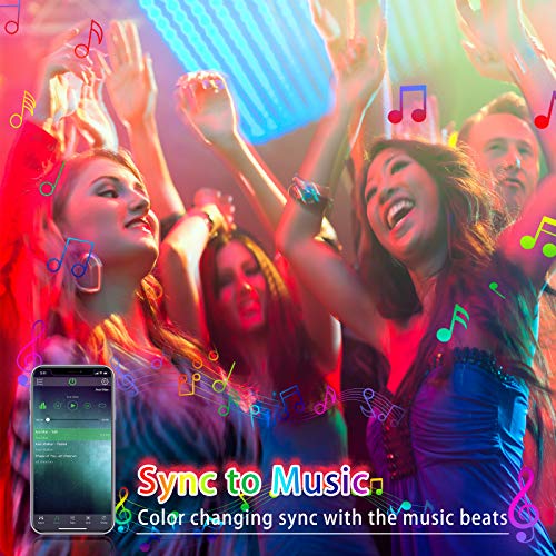 AIJIA Smart LED Strip Lights, 65.6ft Flexible 5050 RGB LED Light Strip