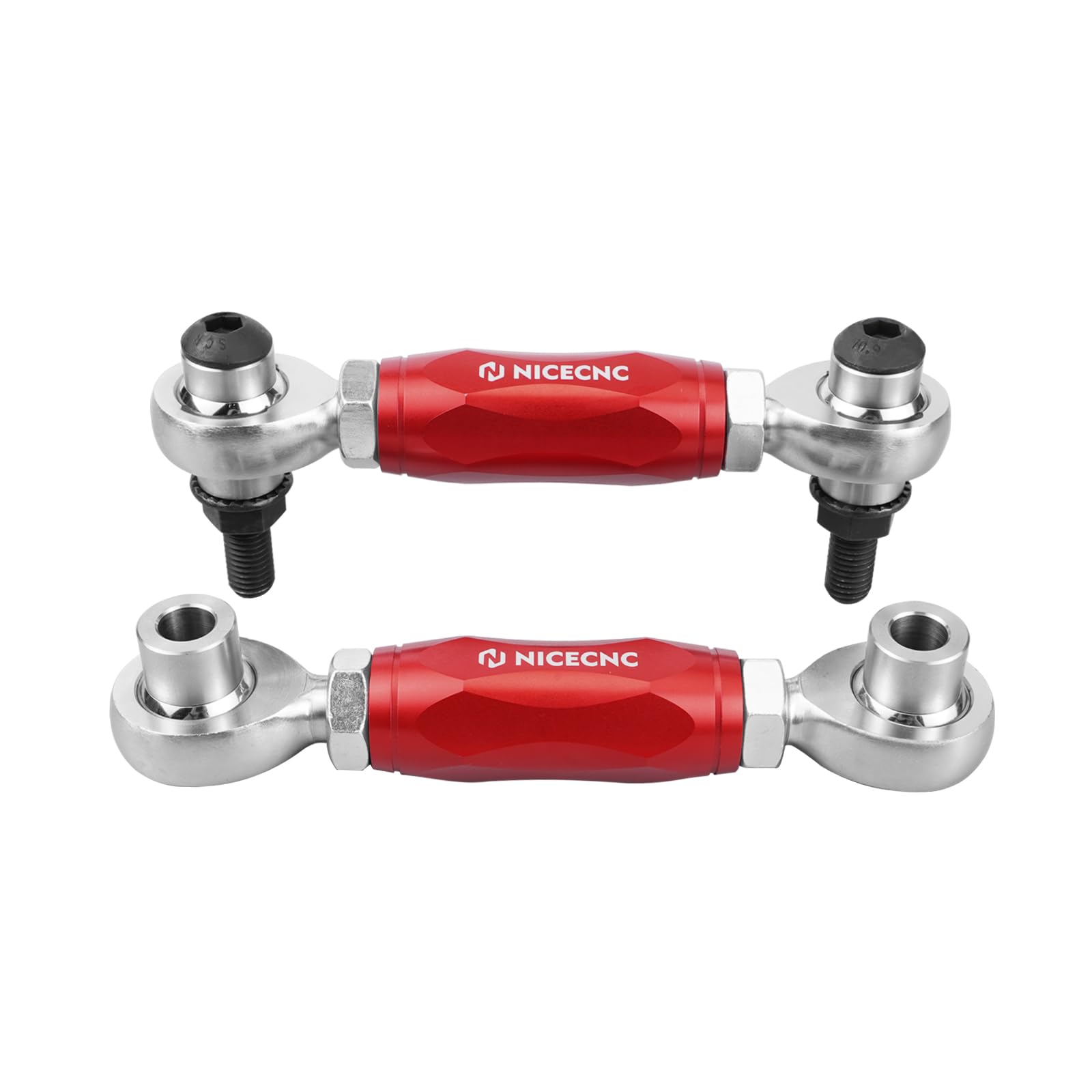 Photo 1 of (PARTIAL SET) (BAGGED) NICECNC Red Adjustable Suspension Sway Bar Links Set Compatible with Can Am Maverick X3 Max 4x4 DS Turbo 2021-2023, X3 4x4 Turbo DPS 2017-2021,See Fitments
