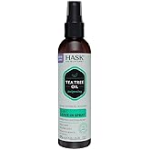 HASK Tea Tree Oil Invigorating 5-in-1 Leave-In Conditioner Spray for all hair types, color safe, gluten free, sulfate free, p
