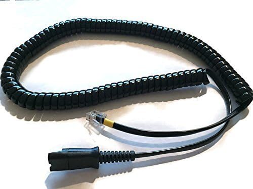 U10P-S Plantronics QD Compatible Headset Cords - for Specific Phones ONLY