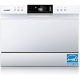 COMFEE’ Portable Mini Dishwasher, Energy Star, Countertop, 6 Place Settings, with 8 Washing Programs, Speed, Baby-Care, ECO& 