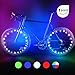 Bodyguard Bike Wheel Lights, Automatic and Manual Lighting, Waterproof Bicycle Wheel Light String, Ultra Bright LED (1Pack) with Batteries Included!