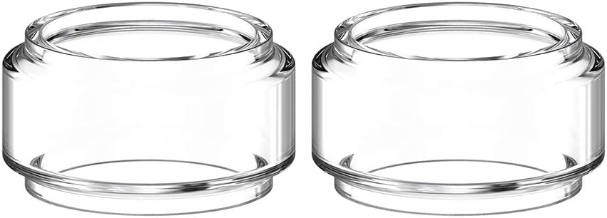Furuipeng 2pcs Tube for Wotofo Profile Unity RTA Tank Bulb Fatboy Bubble Glass Piece - Bubble (7.5)