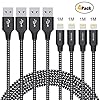 IWAVION Câble Chargeur iPhone,4pack 3ft/1m Câble Lightning en Nylon Tressé USB Chargeur iphone Charge Rapide Certifié…