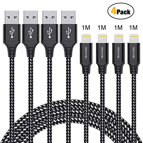 Cavo Lightning Per IPhone 3 Metri Certificato MFi | YEONPHOM Caricatore Veloce In Nylon Intrecciato | Compatibile Con IPhone 14, 13, 12, IPad E Più