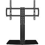 Universal Swivel TV Stand/Base Table Top TV Stand 40 to 86 inch TVs 110 Degree Swivel, 5 Level Height Adjustable, Heavy Duty 