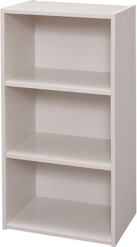Amazon Co Jp アイリスオーヤマ カラーボックス 収納ボックス 本棚 3段 幅36 6 奥行29 高さ73 2cm オフホワイト モジュールボックス Mdb 3 ホーム キッチン