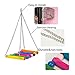 MEWTOGO 5 Pack Bird Swing Toys for Bird Cage-Parrot Hammock Bell Toys for Finch,Budgie,Parakeets, Cockatiels, Conures and Love Birds