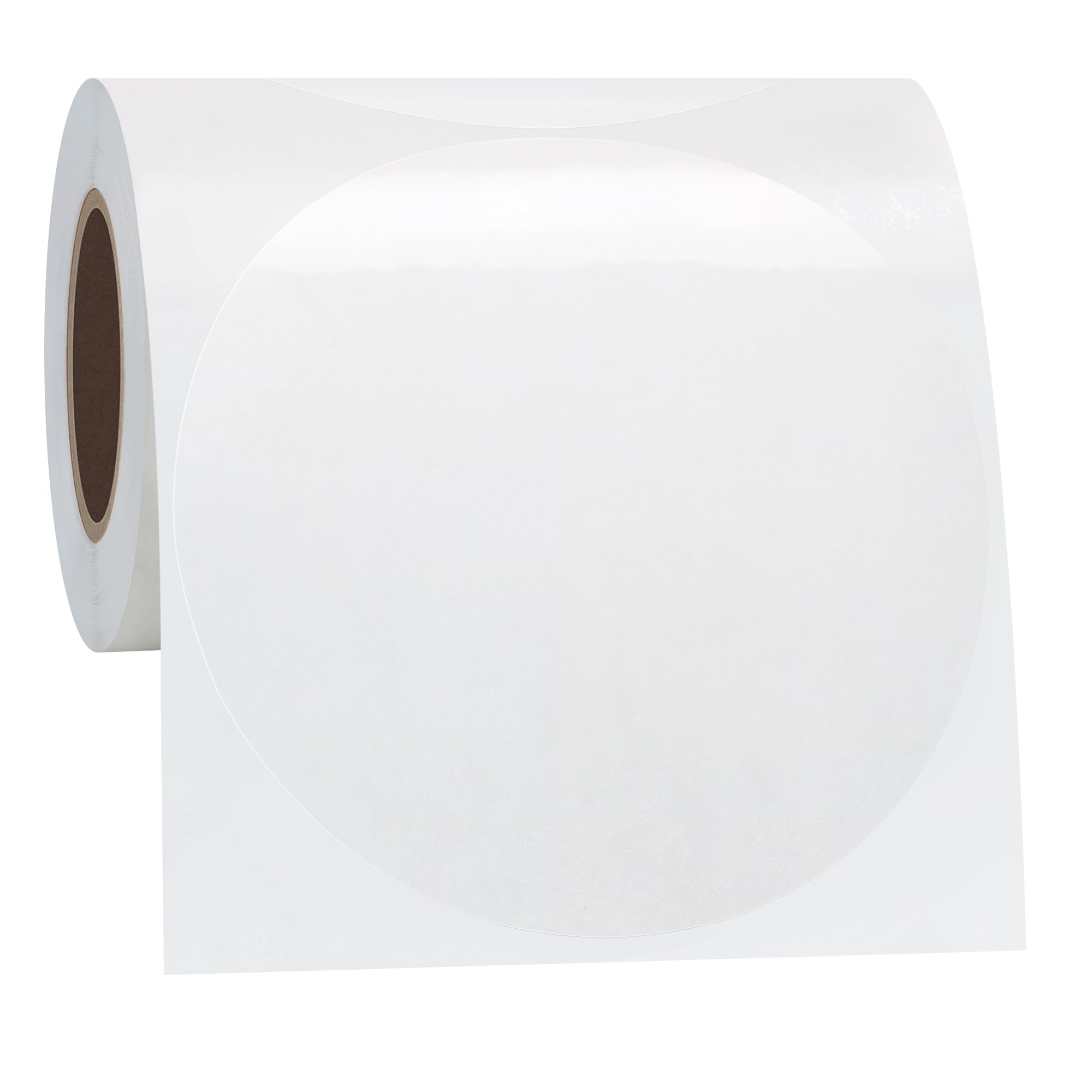 Hycodest 4 inch Transparent Round Stickers Retail Package Seals Circle Wafer Labels 100 PCS