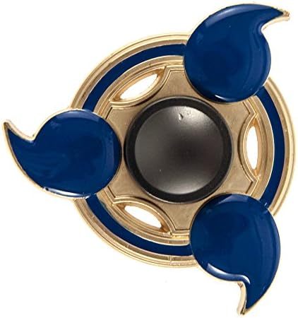 Collectible Ninja Fidget Spinner NEW 2017 Metal High Speed Spinning (Tri-Blue)
