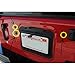 Upper Bound Jeep JK Wrangler Tailgate 3 Plastic Plugs Set for Tramp Stamp Spare Tire Carrier Delete fits 2007 Thru 2019 Wrangler