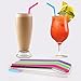 Reusable Silicone Straws Set , Bestwin Rubber Straws and Stainlesss Steel Straws with Cleaning Brushes for 30 oz Tumbler Yeti / Rtic(11pcs)