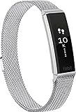 Meliya Metal Loop Bands Compatible with Fitbit