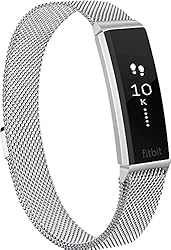 Meliya Metal Loop Bands Compatible with Fitbit