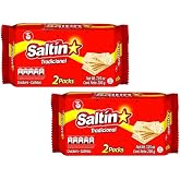 Saltin Noel Original Crackers | Crispy Flavor | Touch of Salt | 7.05 Oz - 2 PACK