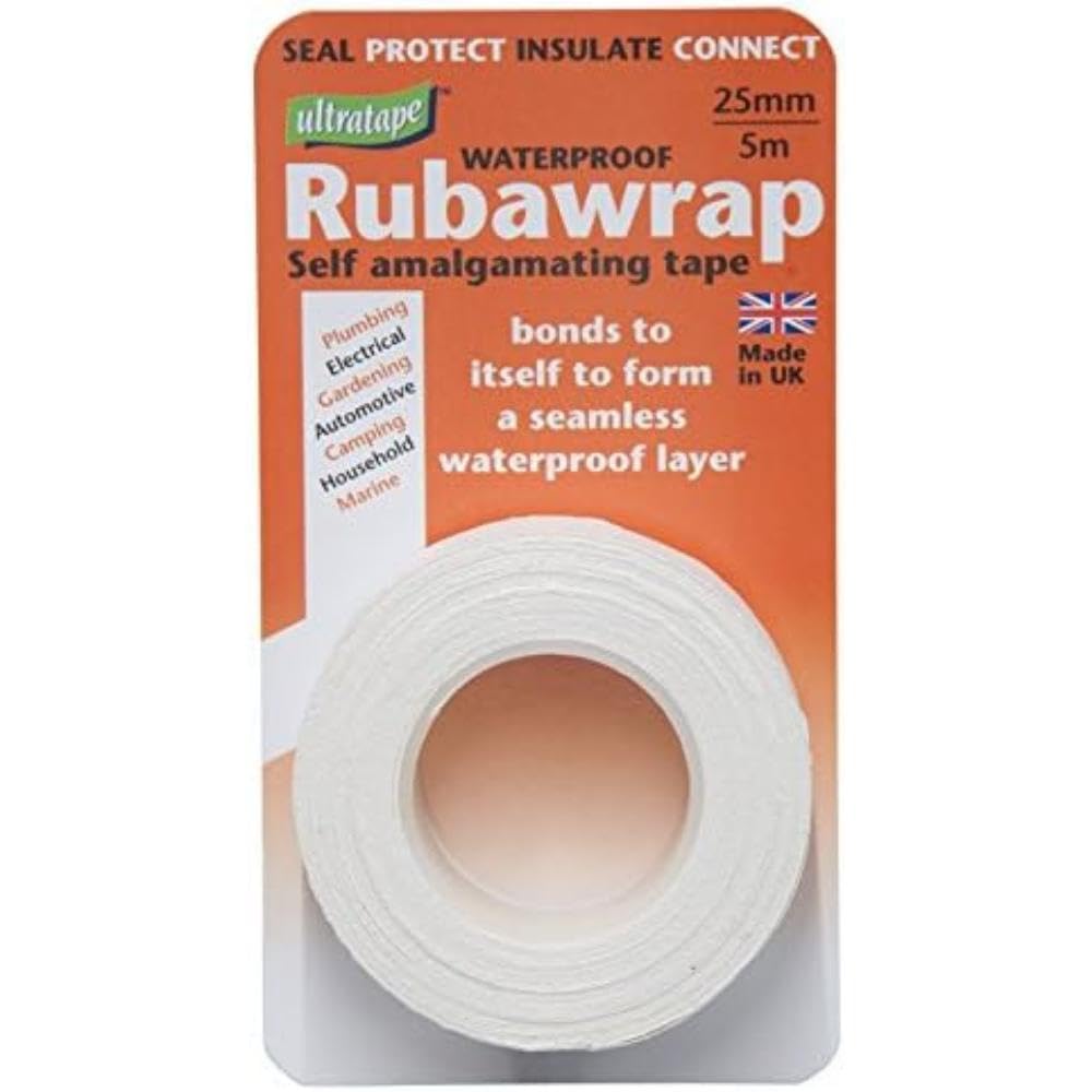 Rubawrap Self-Amalgamating Tape 25mmx5m White