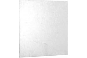 MECCANIXITY 3/32" Hot Rolled Steel Sheets, 8" x 8" Steel Plate Base Metal Sheet (200x200x2.5mm) for Structural Support Constr