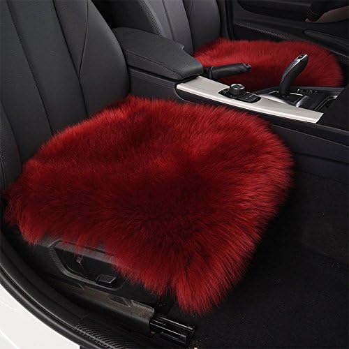 KAWOSEN 100% Australian Wool Universal Pure Natural Wool Seat Cover 45x45cm Muti Colors Winter Car Cushion