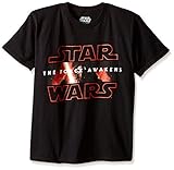 Star Wars Boys' Kylo Ren T-Shirt, TFA Black, 4
