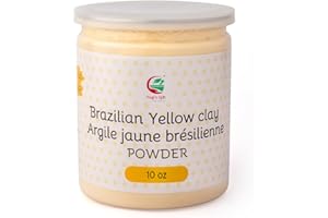 Brazilian Yellow Clay 10 oz | 100% Pure Powdered | Soap Making Clay by Yogi's Gift ®