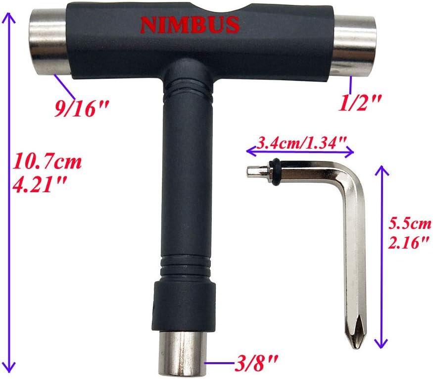 Nimbus Multifunctional Portable T Tool Y Tool AllinOne Skate Tool for