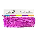 Yoobi Best-Case Scenario Fuzzy Pencil Case - Pink