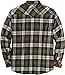 Legendary Whitetails Men's Shotgun Western Flannel Shirt, Brownstone Charcoal Plaid, Large