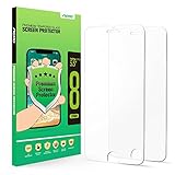 Aerb Glass Screen Protector for iPhone 8 Plus, 2 Pack Premium Scratch Proof and High Definition Tempered Glass Screen Protector for iPhone 7 8 Plus 5.5 Inch