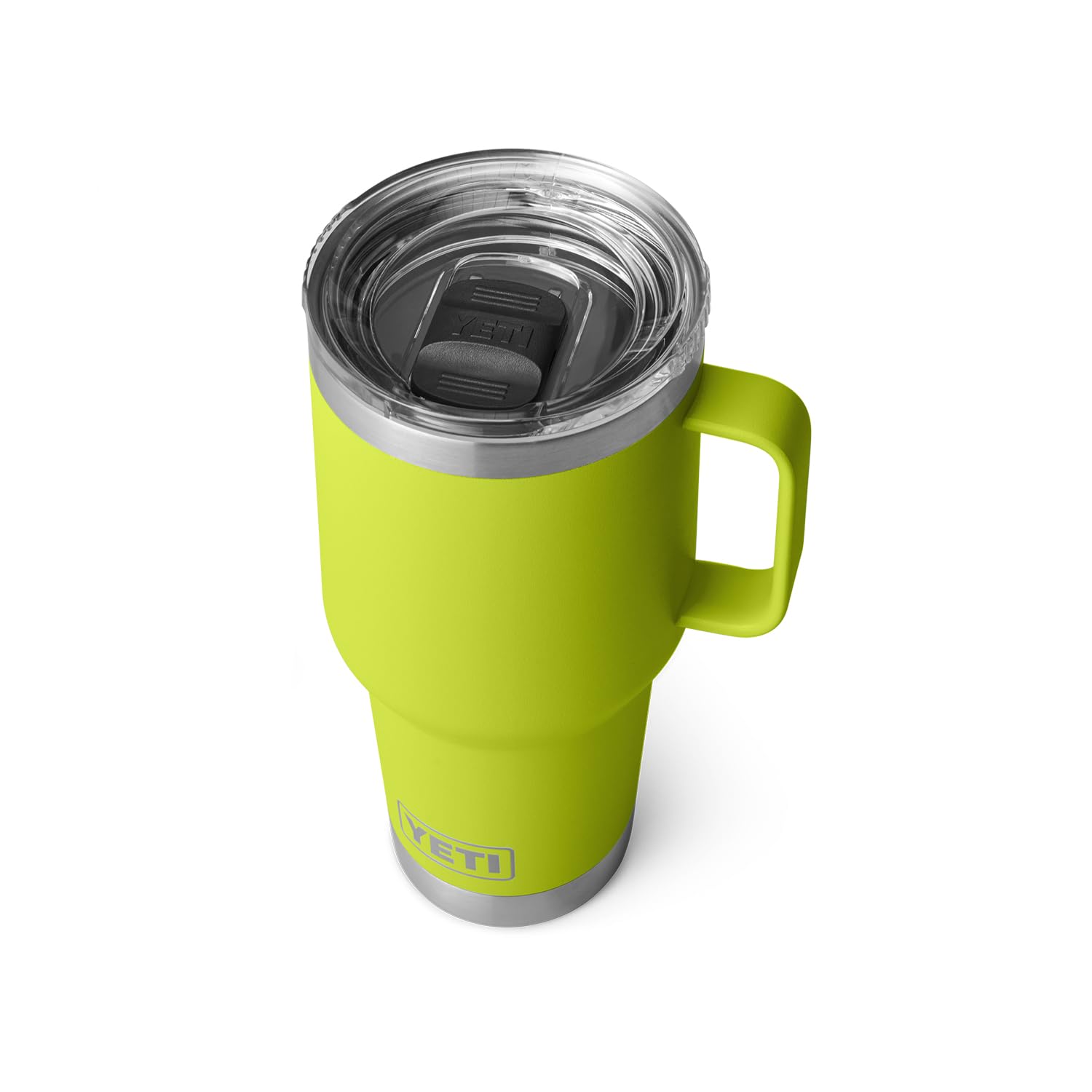 YETI Rambler 30 oz Travel Mug, Stainless Steel, Vacuum Insulated with Stronghold Lid, Chartreuse